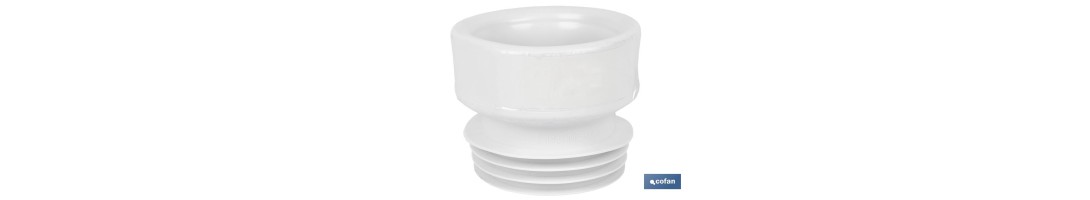 Manguito de Conexión Recto para Inodoro | Fabricado en EVA | Salida de Ø110 mm | Garantiza una Perfecta Durabilidad