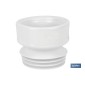 Manguito de Conexión Recto para Inodoro | Fabricado en EVA | Salida de Ø110 mm | Garantiza una Perfecta Durabilidad