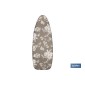 Funda para Tabla de Planchar Acolchada de Algodón | Medidas: 140 x 60 cm | Estampado Gris con Flores
