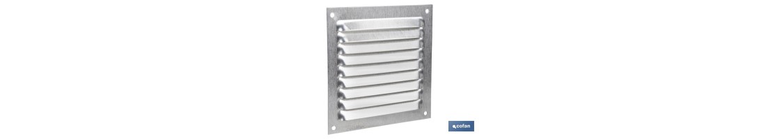 Rejilla de Ventilación | Fabricada en Aluminio | Varias Medidas