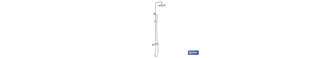 Columna de Ducha con Grifo Monomando Cromado | Con Filtro de Ahorro de Agua