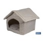Casita de tela para Mascotas | Casa Portátil Lavable | Medida exterior: 47 x 39 x 42 cm