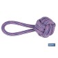 Nudo con Tirador | Mordedor para Perros| Color Morado