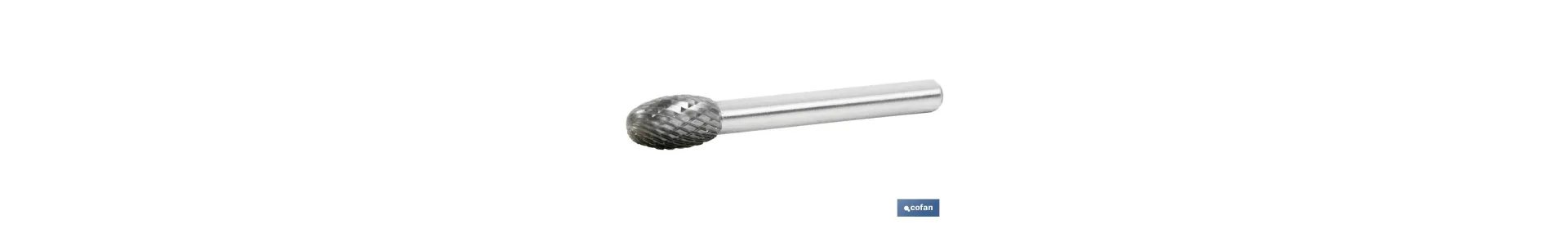 Fresas Rotativas Metal Duro Dentado Cruzado Punta Forma Gota Oval