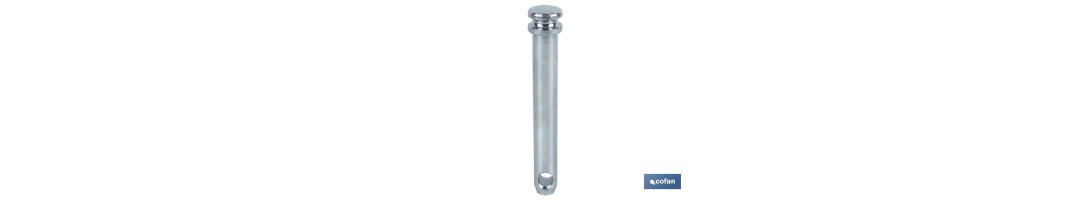 Perno para tercer punto con cabeza | Enganche de maquinaria agrícola