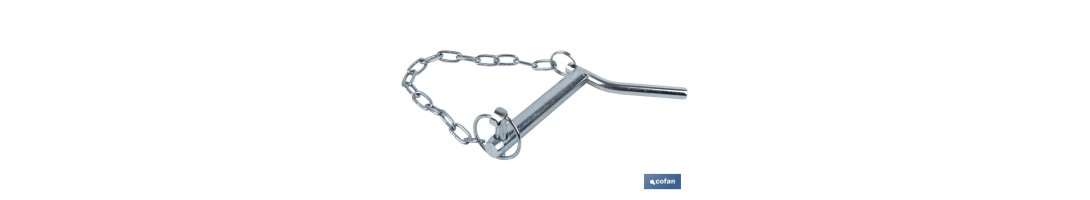 Perno con Mango, Pasador y Cadena | Fijación en Maquinaria Agrícola