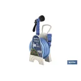 Kit de Manguera de 10 metros + Accesorios | Diámetro 9,5 mm | Ligera y Compacta | Uso Doméstico y de Jardín | Fácil Conexión y 