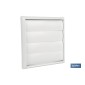 Rejilla de Ventilación con 4 Lamas Móviles | ABS Blanco | Varias medidas