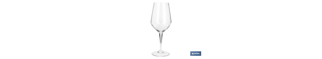 Pack de 6 copas de vino Modelo Ágata | Disponibles en diferentes capacidades | 100 % libres de plomo