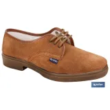 Zapato de Trabajo | Piel de Serraje | Modelo Estero | Suelo de Caucho