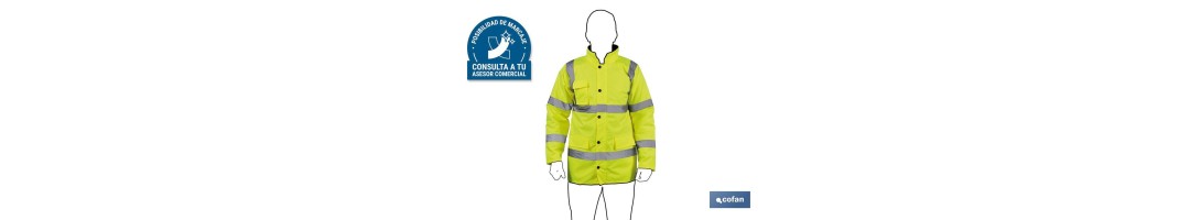 Parka de Alta Visibilidad | Tallas desde la S hasta la XXXL | Color Amarillo