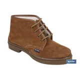 Bota de Serraje | Con Cordones | Modelo Delta | Bota de Trabajo | Suelo de Caucho