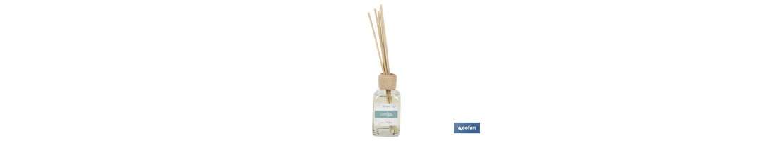 Ambientador de varillas | Aroma a océano | Difusor con varillas de ratán