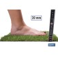 Césped artificial 20 mm para terraza y jardín | Modelo acolchado, confortable y resistente | Ideal para exteriores y piscinas