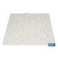 Alfombrilla de baño cuadrada | Adecuada para bañera o ducha | Superficie antideslizante | Varios colores | Medidas: 53 x 53 cm