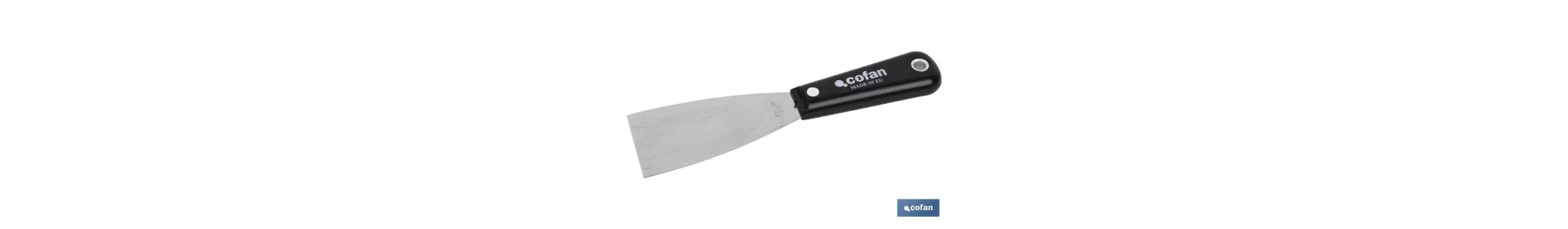 Espátula | Fabricada en acero inoxidable | Con mango ABS | Varias medidas disponibles