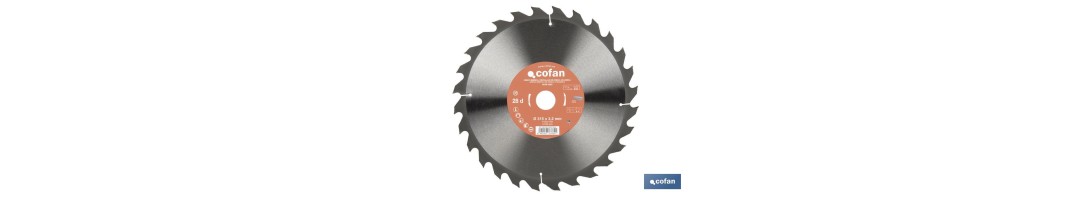 Hoja de sierra circular | Disco de corte para madera | Ideal para sierras circulares de mesa | 28 dientes | Medidas: 315 x 3,2 