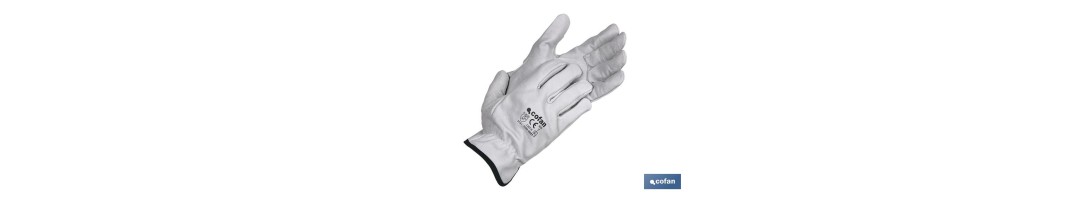 Guantes de piel de vacuno | Calidad estándar | Seguros y cómodos | Resistentes y duraderos