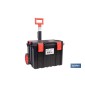 Caja de herramientas Heavy Duty | Con Asa Telescópica y 2 Ruedas | Medidas: 53 x 35,5 x 39 cm