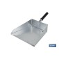 Recogedor metálico con mango corto | Material: chapa galvanizada | Altura total de 7 cm
