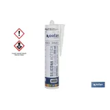 Silicona Acética Universal | Color: Transparente, Blanco, Gris y/o Negro | Envase de 280 ml