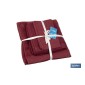 Juego de 3 toallas de color burdeos con 580 g/m2 | Gama París | Set de toallas 100 % de algodón