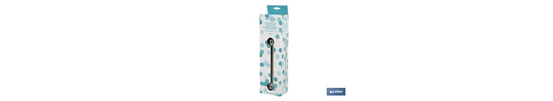 Barra de Apoyo Recta | Color: Blanco | Material: Acero Pintado | Diferentes Medidas