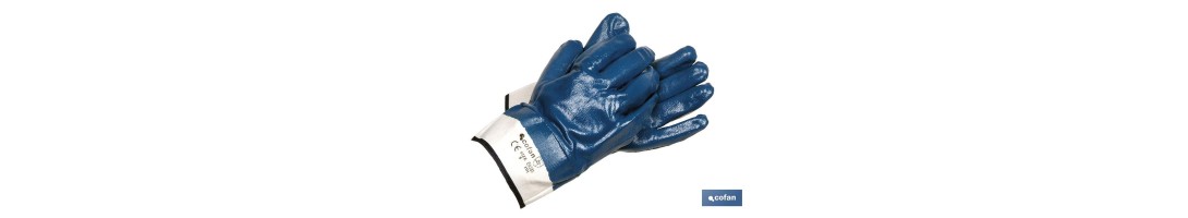Guantes americanos de nitrilo azul | Para múltiples usos | Resistentes y duraderos | Cómodos y seguros