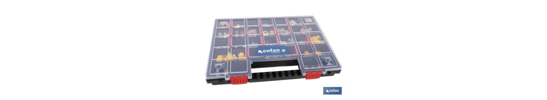 Maletín de racores metálicos macho raufoss | Surtido con diferentes métricas | Maletín de 90 piezas