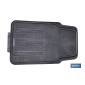 Alfombrillas de PVC universales para coche | Set de 4 alfombras | Antideslizantes y ajustables