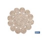 Bajoplatos con formas circulares | Packs de 6 salvamanteles individuales | Material: fibra natural | Diámetro: 35 cm | Decoraci