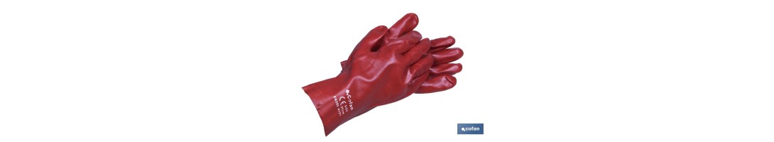 Guantes de PVC estanco | Protegen y cuidan la piel | Ideales para tareas de limpieza