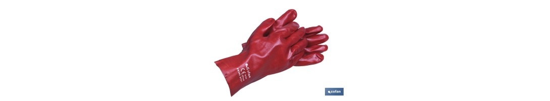 Guantes de PVC estanco | Protegen y cuidan la piel | Ideales para tareas de limpieza