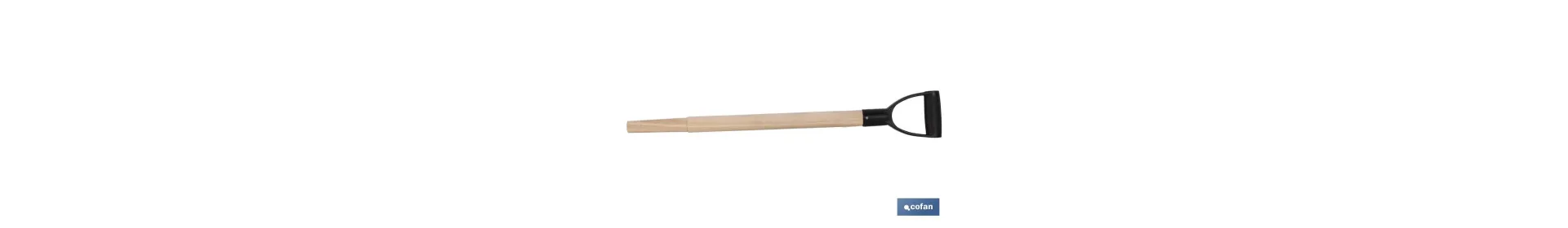 Mango de madera para pala | Mango ligero y agradable al tacto | Medida del mango: 55 cm