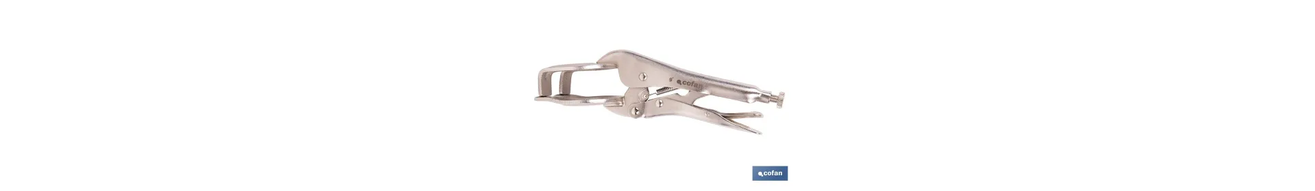 Tenaza Grip con mordazas | Apta para chapa | Longitud 8 a 11