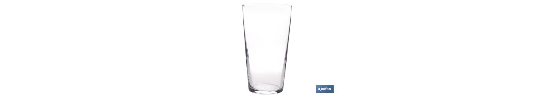Pack de 6 vasos de combinado | Material: vidrio transparente | Capacidad: 47 cl | Calidad profesional | Ideales para cubatas, a
