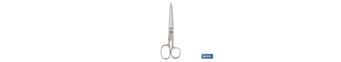 Tijeras de modista | Hojas de acero al carbono | Precisión en el corte de tejidos | Dedales de diferente tamaño | Acabado nique