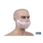 Cubrebarbas desechables | Material: polipropileno | Color: blanco | Talla única | Disponibles en packs de 100 unidades
