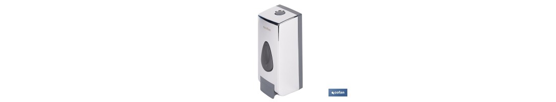 Dosificador de jabón líquido | Capacidad: 600 ml | Material: ABS resistente | Apto para uso comercial | Disponible en dos color