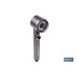 Mango de ducha con filtro | Tres modos de pulverización | Instalación universal | Acabado en gris antracita | Medidas: 7,5 x 25