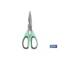 Tijeras Multiusos | Fabricadas en Acero Inox | Color Verde Claro o Morado | Longitud 22 cm
