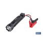 Arrancador portátil de baterías 600 A | Con linterna LED y power bank USB | 330 lúmenes | Adecuado para coches de gasolina hast