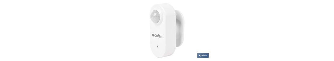 Sensor de movimiento inteligente | Conexión WiFi y Bluetooth | Funciona con aplicación Smart Life o Tuya | Compatible con Alexa