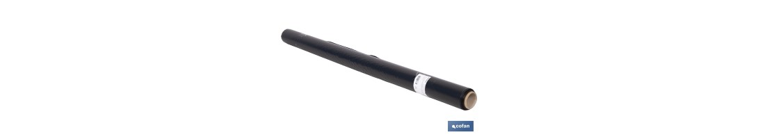 Rollo de film negro | Material: polietileno | Galga 400 | Grosor: 100 micras | Protección de embalajes | Disponible en diferent