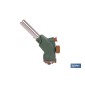 Soplete de gas piezoeléctrico | Potencia: 1,1 kW | Compatible con cartuchos de gas de 220 g | Ideal para cocina, soldadura y br