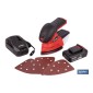 Lijadora Mouse a batería 20 V | Base de 10 x 14 cm | 11.000 rpm | Incluye caja de polvo y 3 hojas de lija | Disponible con y si