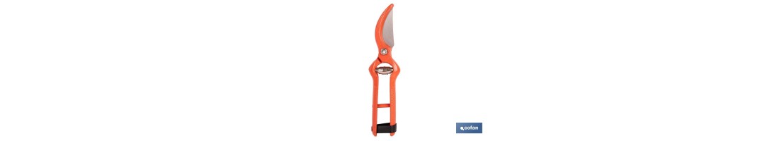 Tijeras de poda y recolección a una mano | Con mangos forjados en una sola pieza | Corte clásico | Disponible en diferentes med