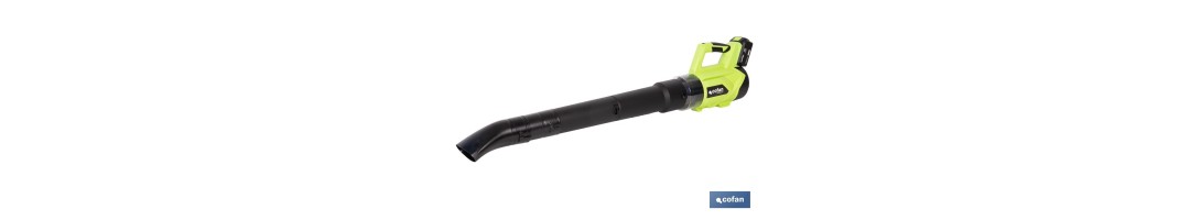 Sopladora a batería 20 V con 2 velocidades y motor de 22.500 rpm | Ligera, ergonómica y potente | Disponible con y sin batería 