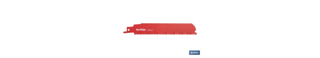 Hojas de sierra de sable universales bimetal para demolición | Adecuadas para metal, madera y plástico de 4 a 10 mm de espesor 