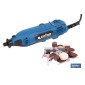 Multiherramienta rotativa 135 W 8000-33000 rpm, velocidad variable | Ideal para cortar, fresar, pulir y perforar | Incluye kit 